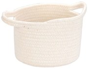 Καλάθι Blanca 02-29616 18x18x13cm White Estia Πολυέστερ