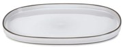 CARACTERE WHITE CUMULUS OVAL PLATE 35,5X21,8X2,5CM | Συσκευασία 4 τμχ