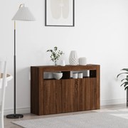 vidaXL Κονσόλα Καφέ Δρυός Επεξεργασμένο Ξύλο 116 x 30 x 75 εκ. Κονσόλα