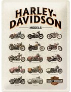 Μεταλλική πινακίδα Harley Davidson - Models