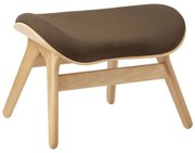 Σκαμπό ACP Ottoman  5573C703-10 63x50x43cm Oak Mocca Polyester,Ύφασμ,Ξύλο