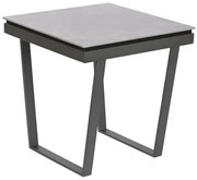 Βοηθητικό Τραπέζι Home ESPRIT Γκρι Μέταλλο 51 x 51 x 53 cm