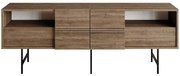 Έπιπλο Τηλεόρασης Derin 788DEC4010 180x37,1x64,7cm Walnut