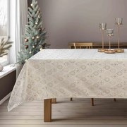 Beauty Home ΤΡΑΠΕΖΟΜΑΝΤΗΛΟ ΖΑΚΑΡ ΧΡΙΣΤΟΥΓΕΝΝΙΑΤΙΚΕΣ ΜΠΑΛΕΣ   135 x 135 cm