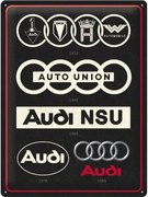 Μεταλλική πινακίδα Audi - Logos