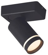 Φωτιστικό Οροφής Aca RA3631SBK DIVINO Μαύρο Ματ (Black Mat)