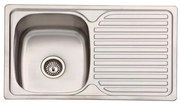 Eco Sink Νεροχύτης Ανοξείδωτος Με 1 Γούρνα Με Μαξιλάρι