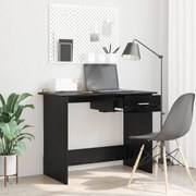 vidaXL Γραφείο Μαύρη δρυς 100 x 50 x 76 εκ. Επεξεργασμένο ξύλο