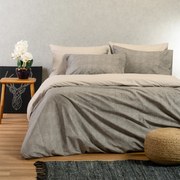 Παπλωματοθήκη Μονή (165x245) 2 Όψεων Melinen Ultra Line Luca Grey