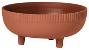 Διακοσμητικό Mπολ, Medium, Ø24XH11CM, Κεραμιδή, Τερακότα, KRISTINA DAM studio
