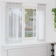 Κουρτίνα βυσσινί 2 pcs Ανοιχτό γκρι 175 x 140 εκ. Πολυεστέρας