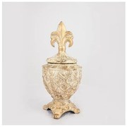 Βάζο Κεραμικό Χρυσό 15.8x15.8x35.5cm 752-20022 Estheti 752-20022 Χρυσό