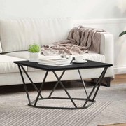 vidaXL Τραπεζάκι σαλονιού Μαύρη δρυς 80 x 80 x 45 cm