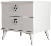 Κομοδίνο Versa 389MZA1712 52x45x55,1cm White
