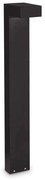 Φωτιστικό Δαπέδου Sirio 115108 10x80x16cm 2xG9 15W IP44 Black Ideal Lux