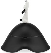 Δοχείο Φαγητού Σκύλου Lula AMMI19 B 21x22,7cm Black Alessi