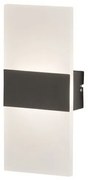 Απλίκα Φωτιστικό Τοίχου LED 7W Foder 2700K IP20 12x27 Fischer Honsel-30523-Μαύρο 30523