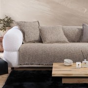 Ριχτάρι Alamo Beige Nef-Nef Homeware Διθέσιο 170x250cm Βαμβάκι-Ακρυλικό