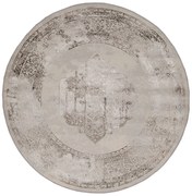 Στρογγυλό Χαλί All Season (Φ160) Βιοκαρπέτ Gossip 6341F Grey Vizon