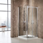 Ανοιγόμενη πόρτα ντουζιέρας Axis Twin Pivot-77 - 81 εκ.