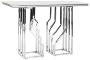 Έπιπλο Εισόδου DKD Home Decor Λευκό Ασημί 120 x 40 x 78 cm