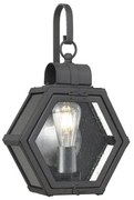 Φανάρι  Απλίκα Φωτιστικό Τοίχου 1xE27 IP44  42cm  Heath Quintiesse Elstead Lighting-QN-HEATH-S-MB-Μαύρο QN-HEATH-S-MB