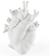 Βάζο Love In Bloom 09920 16,5x9x25cm White Seletti Πορσελάνη