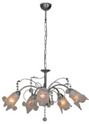 Φωτιστικό Οροφής  1017-5P MEMO CHROME PENDANT LAMP Γ2 - 21W - 50W - 77-3364