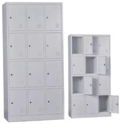 WOODWELL Ε6004,1LOCKER 12 Θέσεων Μέταλλο Βαφή Γκρι 90x40x185cm Ε6004,1