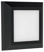 ΦΩΤΙΣΤΙΚΟ ΤΟΙΧΟΥ SLIM LED 3W IP65 230V 3CCT 125X125mm ΜΑΥΡΟ PRO  ARTE ILLUMINA Eurolamp 145-52085