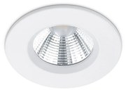 Φωτιστικό Σποτ Χωνευτό Trio Lighting Zagros 650710131 Λευκό Ματ (IP65)