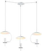 Φωτιστικό Οροφής Τρίφωτο Aca Parachute ZM933P60W White