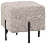 Stool Ivanna Fylliana Beige - Black 38x38x36 cm