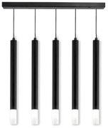 Κρεμαστό Φωτιστικό Οροφής 100-01224-12BR Luma-100-01224-12BR-BLACK-Μαύρο 100-01224-12BR-BLACK