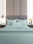 Σετ Σεντόνια Flannel 530 Aqua Μονό (160x260)
