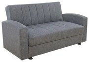 Καναπές - Κρεβάτι Dimos 2θέσιος Ύφασμα Γκρί 157x77x83Υ εκ. 157x77x83 εκ.