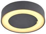 Πλαφονιέρα Φωτιστικό Οροφής LED 12W Ανθρακί IP54 Sura 32136D Globo Lighting-32136D-Ανθρακί 32136D