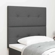 vidaXL Κεφαλάρι με κεφαλάρι Σκούρο γκρι 80 cm ύφασμα