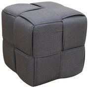 LINE ΣΚΑΜΠΟ GREY ΥΦΑΣΜΑ 40X40X40εκ.