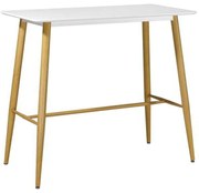 Τραπέζι Bar Lavida 120Χ60 Mεταλ.Φυσικό 120x60x106cm
