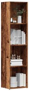 ντουλάπι βιβλίων vidaXL Παλιό ξύλο 36x30x143 cm Κατασκευασμένο ξύλο