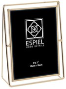 Κορνίζα FAM302 13x18cm Gold Espiel Μέταλλο