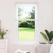 vidaXL Ρολό Παραθύρου με κουρτίνες Άλλο Λευκό 80 x 130 εκ Αλουμίνιο