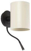 Φωτιστικό Τοίχου - Απλίκα Guadalupe 20032-80 E27/Led 3000K, 100Lm Black-Beige Faro Barcelona