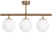 Φωτιστικό Οροφής - Ράγα Atmaca 942FLG1113 60x15x40cm 3xE27 15W Gold Opviq
