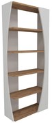 Βιβλιοθήκη Selge 550ARN1641 63,6x23,8x150cm Pine-White