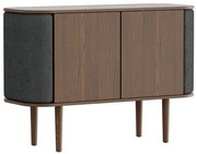 Μπουφές Treasures Horizons S 5774C711-04 109x43x75cm Dark Oak-Dark Grey Umage Steel,Wood