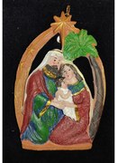Magic Christmas Στολίδι Κρεμαστό Φάτνη 9.5x11.5cm 600-40615