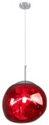 Φωτιστικό Οροφής Dixar 00763 1xΕ27 Φ36x45cm Red GloboStar