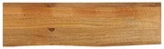 vidaXL Επιφάνεια Τραπεζιού 100x20x3,8 εκ. Live Edge Μασίφ Ξύλο Μάνγκο